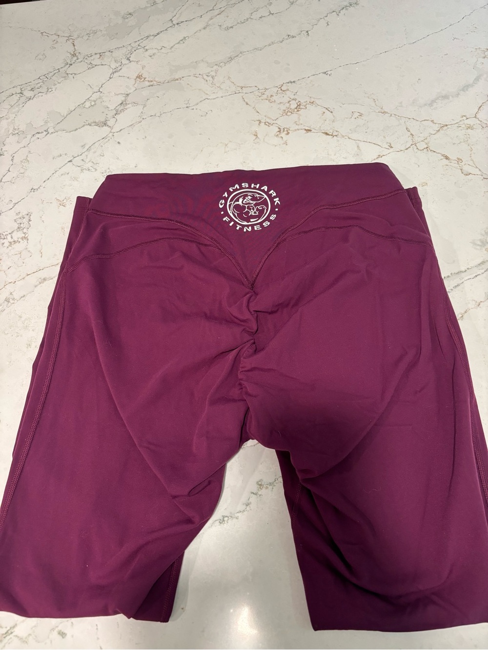 Gymshark Womens Purple Scrunch-Butt Legacy Leggings